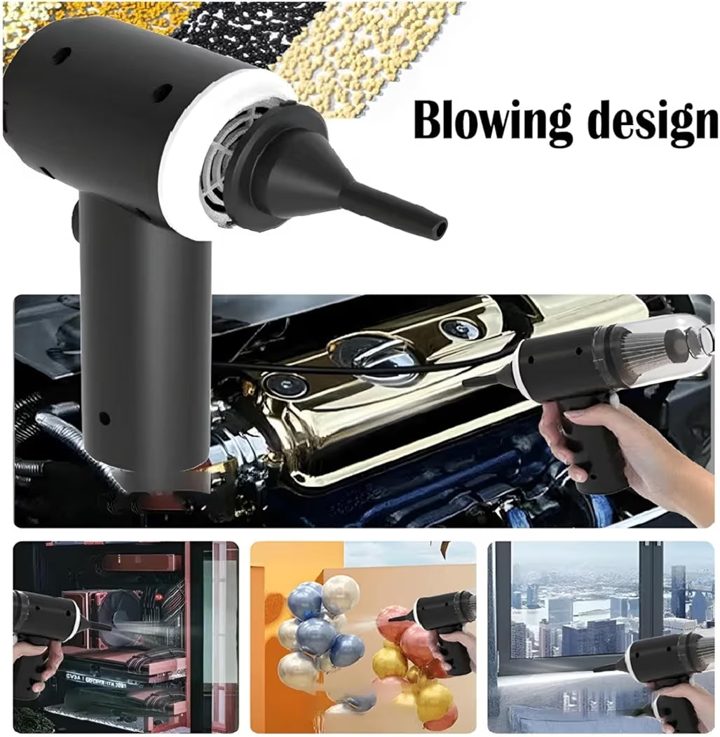 GharTech 3-in-1 Vacuum Cleaner – Cordless Wet & Dry with Blower for Car & Home